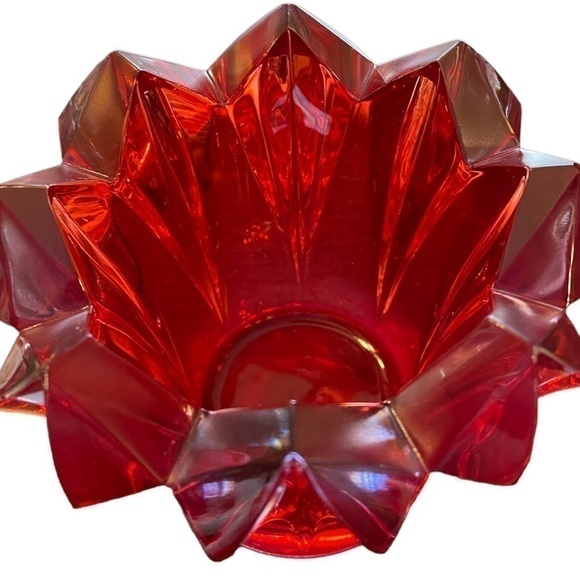 Mikasa Skyline red, candle holder, dramatic, excellent condition, no flaws - Picture 5 of 5